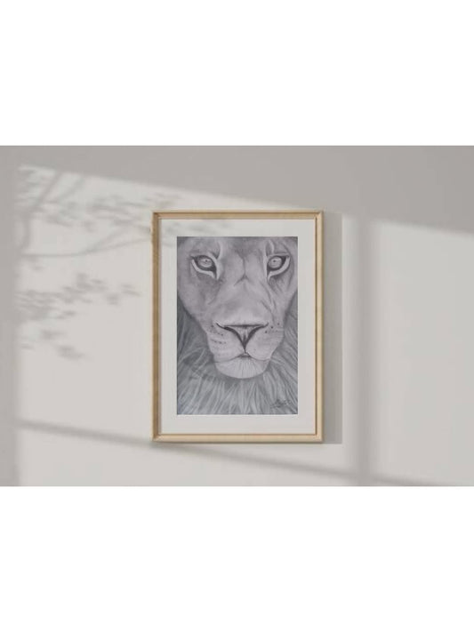 'FIERCE' Original Charcoal Drawing